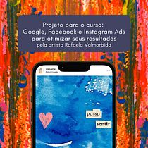 Meu projeto do curso: Google, Facebook e Instagram Ads como artista. Marketing, Social Media, Digital Marketing, Instagram Marketing, Fine Arts, Traditional illustration, and Collage project by Rafaela Valmorbida - 05.07.2024