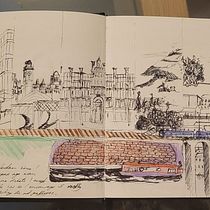 Visit to Amsterdam and Glasgow. Traditional illustration, Writing, Creativit, Drawing, Sketchbook, Narrative, and Non-Fiction Writing project by Ty Gee - 12.31.2023
