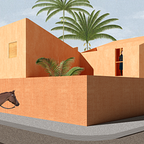 Mi proyecto del curso: Representación gráfica de proyectos arquitectónicos. Un projet de Architecture, Design graphique, Architecture d'intérieur, Design d'intérieur, Pa, sagisme, Collage, Architecture numérique et Illustration architecturale de Claudia Cáceres - 07.05.2024