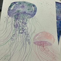 Meu projeto do curso: Técnicas modernas de aquarela. Un progetto di Illustrazione tradizionale, Belle arti, Pittura e Pittura ad acquerello di Kimberly Stefany - 08.05.2024