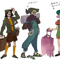My project for course: Captivating and Dynamic Character Creation. Un projet de Illustration traditionnelle, Conception de personnages, Illustration numérique , et Dessin numérique de dorsafirouziani82 - 08.05.2024