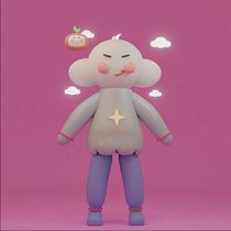 My project for course: Kawaii Character Creation in 3D with Blender(maymouna) Ein Projekt aus dem Bereich Traditionelle Illustration, Design von Figuren, Digitale Illustration, 3-D-Modellierung und Manga von maymounamansourmm - 01.05.2024
