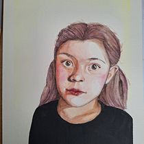 Il mio progetto del corso: Ritratto ad acquerello a partire da una fotografia. Traditional illustration, Watercolor Painting, and Portrait Drawing project by augurimammagaia - 05.08.2024