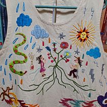 Mi proyecto del curso: Bordado contemporáneo con puntos tradicionales mexicanos. Un projet de Artisanat, Broderie, Art textile , et Design textile de XiuhOllin - 09.05.2024