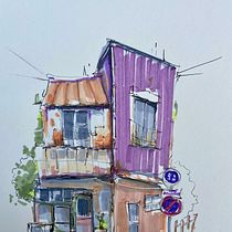 Mein Abschlussprojekt für den Kurs: Expressive Architekturskizzen mit Markern. Sketching, Drawing, Architectural Illustration, Sketchbook & Ink Illustration project by Marco Maddee - 05.06.2024