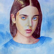 My project for course: Expressive Watercolor Portraits. Un progetto di Illustrazione tradizionale, Belle arti, Pittura, Pittura ad acquerello e Disegno di ritratti di Vahagn Minassian - 03.05.2024