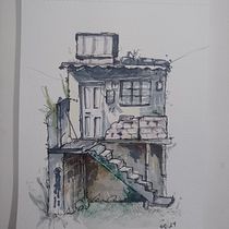 Meu projeto do curso: Desenho arquitetônico expressivo com marcadores coloridos. Sketching, Drawing, Architectural Illustration, Sketchbook & Ink Illustration project by tai_lipe - 05.09.2024