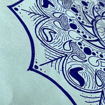 Mi proyecto del curso: El arte de dibujar mandalas: crea patrones geométricos. Drawing & Ink Illustration project by lauraseot - 05.07.2024