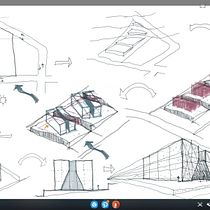 Meu projeto do curso: Sketching arquitetônico: pensando com papel e caneta. Arquitetura, Esboçado, Desenho, Ilustração arquitetônica, Sketchbook, e Design de espaços projeto de Gustavo Rosadas - 11.05.2024