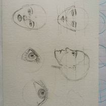 My project for course: Portrait Sketchbooking: Explore the Human Face. Sketching, Drawing, Portrait Drawing, Artistic Drawing, and Sketchbook project by napiorka - 05.11.2024