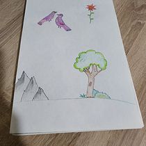 Mon projet du cours : Dessin pour débutants niveau -1. Un proyecto de Dibujo a lápiz, Dibujo, Creatividad con niños y Sketchbook de SIHAM HABBADI - 11.05.2024
