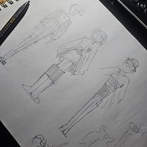 My project for course: Illustrated Characters Factory. Projekt z dziedziny Trad, c, jna ilustracja, Projektowanie postaci, Ilustracja c, frowa, Ilustracje dla dzieci i Narracja użytkownika Robert - 10.05.2024
