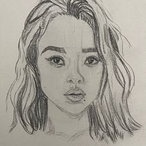 Mein Abschlussprojekt für den Kurs: Skizzenbuch für Porträts: Erkunde das menschliche Gesicht. Sketching, Drawing, Portrait Drawing, Artistic Drawing, and Sketchbook project by Katja Volksdorf - 05.12.2024