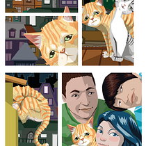 Mi proyecto del curso: Introducción al cómic digital. Projekt z dziedziny Trad, c, jna ilustracja, Komiks, Ilustracja c i frowa użytkownika Bryam Nopia - 12.04.2024