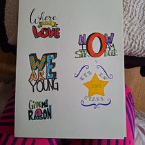My project for course: Hand-Lettering Sketchbook: Techniques to Unlock Creativity. Sketching, Creativit, Drawing, H, Lettering, and Sketchbook project by Karla - 05.12.2024