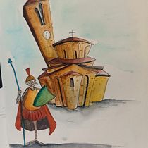 Mi proyecto del curso: Diseño de personajes expresivos con acuarela y pluma estilográfica. Een project van Traditionele illustratie, Ontwerp van personages, Schilderij,  Schetsen,  Tekening, Aquarelschilderen, Stor, telling,  Artistieke tekening, Kinderillustratie y Verhaallijn van Laura Picaso - 12.05.2024
