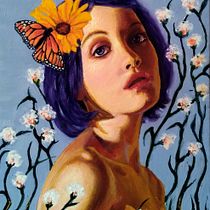 Mi proyecto del curso: Pintura al óleo: explora la creatividad en el retrato. Un proyecto de Bellas Artes, Pintura, Dibujo de Retrato y Pintura al óleo de Jethzabet Yañez - 13.05.2024