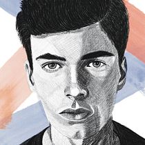 My project for course: Modern Portraiture with Procreate: Stylize Your Subject. Ilustração tradicional, Ilustração digital, e Desenho digital projeto de Sunny Marcovanu - 13.05.2024