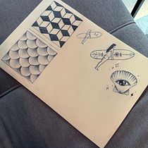 My project for course: Introduction to Tattooing. Ilustração tradicional, Desenho de tatuagens e Ilustração botânica projeto de Sarah Slik - 19.04.2024