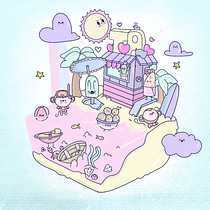 My project for course: Designing Kawaii Worlds: Spread Joy Through Illustration. Character Design, Digital Illustration, Manga, and Children's Illustration project by Arielle Polinger - 05.13.2024