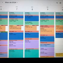 Meu projeto do curso: Organização de agenda para gestão de tempo e energia. Creative Consulting, Design Management, Marketing, Management, and Productivit project by nizaralaclarice - 05.13.2024