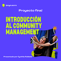 Mi proyecto del curso: Introducción al community management. Redes sociais, Marketing digital, Marketing de conteúdo, Marketing para Facebook, e Marketing para Instagram projeto de robledo_titi - 12.05.2024