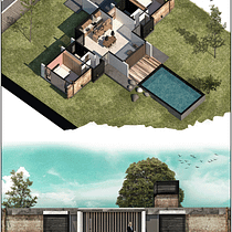 Proyecto de curso: "Ilustración digital de proyectos arquitectónicos". Un proyecto de Arquitectura, Paisajismo, Ilustración digital, Arquitectura digital e Ilustración arquitectónica de Santiago Villacrés - 13.05.2024