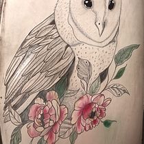 Mój projekt z kursu: Motywy naturalistyczne w tatuażu. Traditional illustration, Drawing, Tattoo Design, Botanical Illustration, and Naturalistic Illustration project by Veronika Tarajko - 05.14.2024