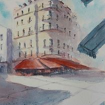 Il mio progetto del corso: Disegno architettonico con acquerello e inchiostro. Drawing, Watercolor Painting, and Architectural Illustration project by Cristina - 05.14.2024