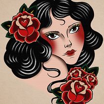 Mi proyecto del curso: Diseño de tatuajes estilo old school en Procreate. Projekt z dziedziny  R, sunek, Ilustracja c, frowa i Projektowanie tatuaż użytkownika Xoana Criseo - 14.05.2024