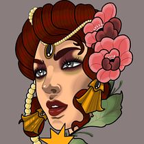 Mi proyecto del curso: Diseño de tatuaje neotradicional. Un progetto di Disegno, Illustrazione digitale, Design di tatuaggi e Disegno digitale di Brian Sarubbi - 09.05.2024