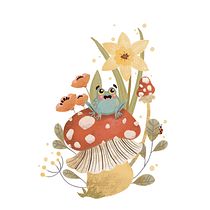 My project for course: Children’s Illustration with Procreate: Paint Magical Scenes. Digital Illustration, Children's Illustration, Digital Painting, and Picturebook project by Plamena Ivanova - 05.14.2024