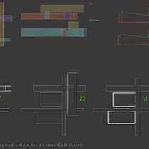 My project for course: Architectural Sketching: Thinking with Pen and Paper. Arquitetura, Esboçado, Desenho, Ilustração arquitetônica, Sketchbook, e Design de espaços projeto de Guan Qi - 16.05.2024