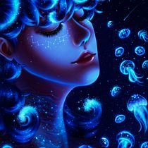 My project for course: Digital Fantasy Portraits with Photoshop. Traditional illustration, Digital Illustration, Portrait Drawing, Digital Drawing, Digital Painting, Concept Art, and Artistic Drawing project by suzume_artz - 05.14.2024