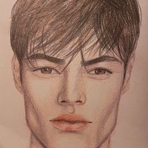 My project for course: Vibrant Portrait Drawing with Colored Pencils. Drawing, Portrait Drawing, Sketchbook, and Colored Pencil Drawing project by louisekfscanlon - 05.16.2024