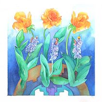 My project for course: Negative Watercolor Painting for Botanical Illustration. Un proyecto de Ilustración tradicional, Pintura a la acuarela e Ilustración botánica de jmcneely0319 - 16.05.2024