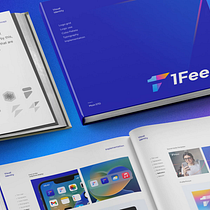 1feed- Visual identity. Design, Br, ing, Identit, Graphic Design, and Logo Design project by Makruf Hafiz - 12.30.2021