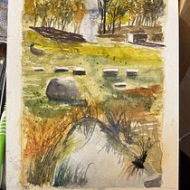 My project for course: Natural Landscapes in Watercolor. Un progetto di Belle arti, Pittura e Pittura ad acquerello di Lucy Brewer - 24.04.2024