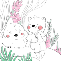 My project for course: Creating Characters for Children's Stories with Procreate. Traditional illustration, Character Design, Digital Illustration, Children's Illustration, and Digital Drawing project by Tehila Bar - 05.17.2024