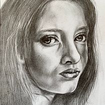 My project for course: Portrait Sketchbooking: Explore the Human Face. Sketching, Drawing, Portrait Drawing, Artistic Drawing, and Sketchbook project by Pernille Dysthe - 05.18.2024