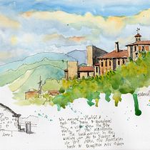 My project for course: Watercolor Travel Journal. Traditional illustration, Watercolor Painting, Architectural Illustration, and Sketchbook project by Bill Struth - 06.09.2024