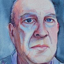 Mi proyecto del curso: Retrato artístico en acuarela. Fine Arts, Painting, Watercolor Painting, and Portrait Drawing project by adolfoventayol - 05.19.2024