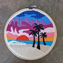 My project for course: Abstract Color and Design for Embroidery. Artesanato, Bordado, e Tecido projeto de alltuckedin - 19.05.2024