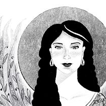 Autorretrato. Un proyecto de Ilustración tradicional, Dibujo, Ilustración digital, Dibujo de Retrato y Dibujo digital de Fabiola Rocha Nájar - 19.05.2024