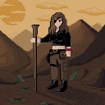 Survivor Kira - Pixel Art Project. Un progetto di Character design, Videogiochi, Pixel art e Progettazione di videogiochi di dema_pedro - 20.05.2024