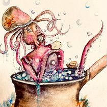 Mon projet du cours : Création de personnages expressifs à l'aquarelle et à la plume. Een project van Traditionele illustratie, Ontwerp van personages, Schilderij,  Schetsen,  Tekening, Aquarelschilderen, Stor, telling,  Artistieke tekening, Kinderillustratie y Verhaallijn van scarolang - 20.05.2024