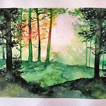 Mi proyecto del curso: Paisajes de ensueño con acuarela: plasma la luz. Un projet de Peinture , et Aquarelle de Jolanta Mazu - 20.05.2024