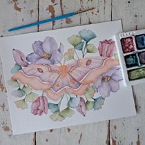 My project for course: Naturalist Illustrations with Watercolors: Drawing and Composition. Traditional illustration, Drawing, Watercolor Painting, and Naturalistic Illustration project by jennfrys_1 - 05.20.2024