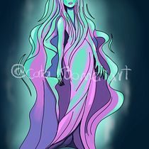 Mi proyecto del curso: Diseño de personajes fantásticos en Procreate. Projekt z dziedziny Trad, c, jna ilustracja, Projektowanie postaci, Ilustracja c, frowa, R, sunek c, frow, Malarstwo c i frowe użytkownika Catalina Bonnet - 21.05.2024