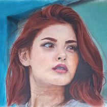 Mi proyecto del curso: Retrato realista al pastel tiza. Traditional illustration, Fine Arts, Drawing, Portrait Drawing, and Realistic Drawing project by Gianni - 05.20.2024